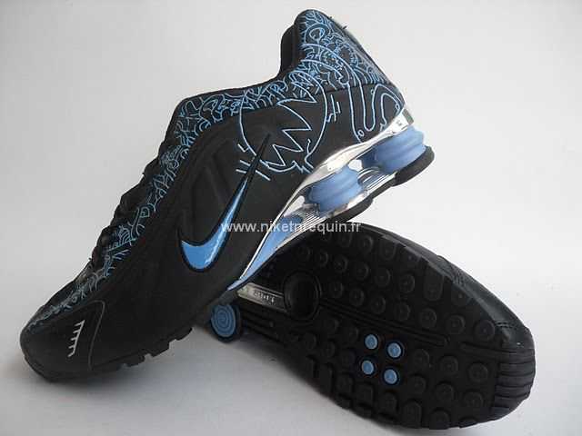 Marine Et Noir Chaussures Shox R4